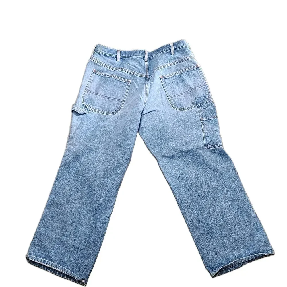 Vtg Big Mac Jeans Men's 38x29 Carpenter 1980s 90s Distressed Workwear Denim